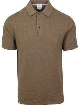 R2 Amsterdam T-shirt R2 Polo Knitted Taupe