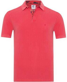 R2 Amsterdam T-shirt Polo Solid Roze