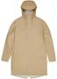 Rains Moderne Unisex Regenjas met Functionele Kenmerken Beige - Thumbnail 1