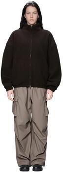 Rains Blazer Fleece Zip Jacket Bark 19030