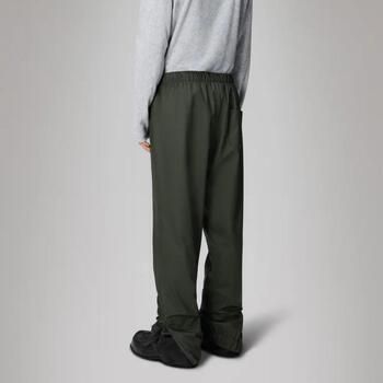 Rains Waterafstotende technische broek met elastische tailleband Green - Foto 3
