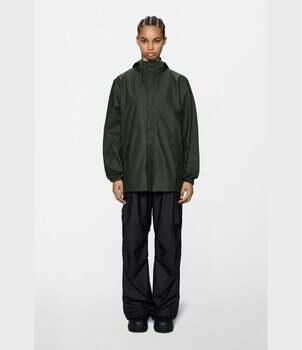 Rains Mantel Fishtail Jacket W3 Green