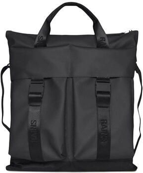 Rains Zwarte Waterdichte Tote Tas voor Man Black Heren