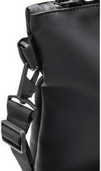 Rains Zwarte Waterdichte Tote Tas met Patina Afwerking Black Unisex - Foto 3