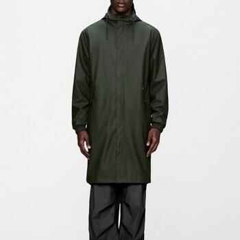 Rains Waterdichte Asymmetrische Regenjas Green Unisex - Foto 6