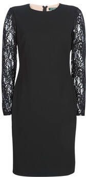 Lauren Ralph Lauren Korte Jurk LACE PANEL JERSEY DRESS
