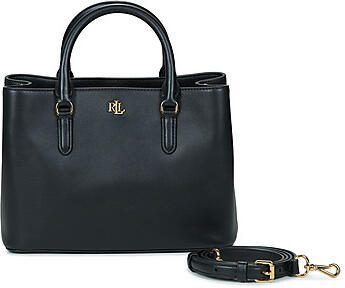 Ralph Lauren Zwarte Leren Handtas met Meerdere Compartimenten Black Dames - Foto 18