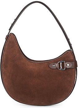 Lauren Ralph Lauren Handtas van echt runderleer met sierapplicatie