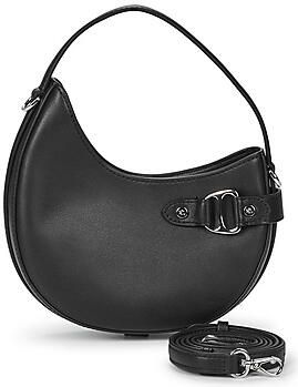 Lauren Ralph Lauren Handtas van runderleer met draagband en schouderband