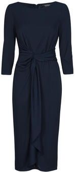 Lauren Ralph Lauren Knielange jurk met knoopdetail model 'THALNEIA' - Foto 3