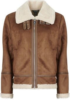 Lauren Ralph Lauren Regular fit teddyjack met gespkragen - Foto 4
