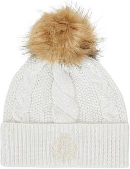 Lauren Ralph Lauren Muts met pompon van imitatiebont - Foto 3
