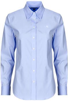 Lauren Ralph Lauren regular fit blouse met lange mouwen van katoenmix model 'JAMELKO' - Foto 6