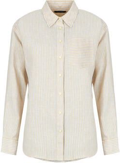 Lauren Ralph Lauren relaxed fit blouse met lange mouwen van puur linnen - Foto 3