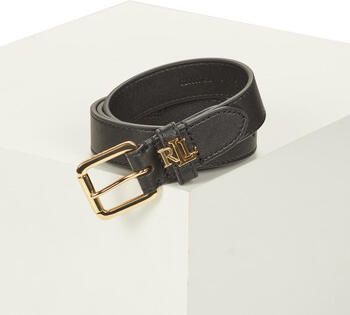 Lauren Ralph Lauren Smalle leren riem met logolus