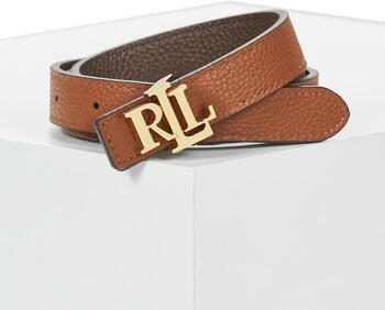 Lauren Ralph Lauren Aan twee kanten draagbare riem van runderleer - Foto 3
