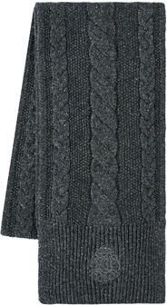 Lauren Ralph Lauren Sjaal met kabelpatroon-gebreide look van wolmix - Foto 2