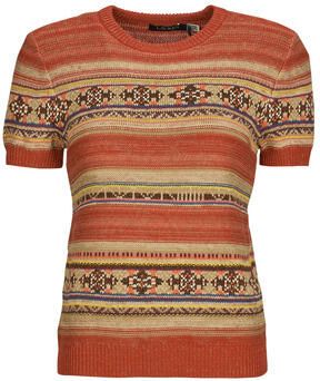 Lauren Ralph Lauren Regular fit gebreide pullover van een mix van katoen en linnen