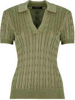 Lauren Ralph Lauren regular fit poloshirt van geweven katoenmix - Foto 3