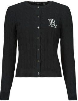 Lauren Ralph Lauren Gebreid jack met kabelpatroon en labelstitching model 'RALHAN'