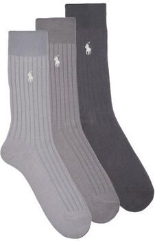 Polo Ralph Lauren Underwear Sokken met labelstitching in een set van 3 paar