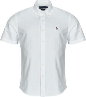 Polo Ralph Lauren Overhemd Korte Mouw CHEMISE COUPE DROITE EN OXFORD UNIE - Foto 3