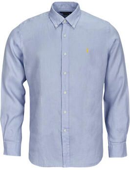 Polo Ralph Lauren Lichtblauwe Linnen Overhemd Button-Down Blue Heren - Foto 2