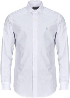 Polo Ralph Lauren Overhemd Lange Mouw CHEMISE COUPE DROITE EN POPELINE MICRO MOTIF
