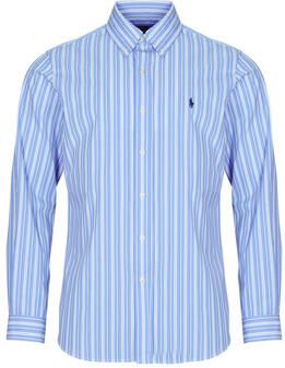 Polo Ralph Lauren Overhemd Lange Mouw CHEMISE COUPE DROITE EN POPLINE DE COTON COL BOUTONNE - Foto 1
