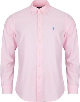 Polo Ralph Lauren Overhemd Lange Mouw CHEMISE CUSTOM FIT EN OXFORD LEGER - Foto 7