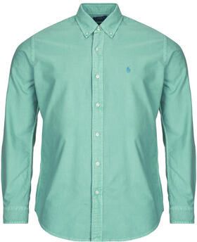 Polo Ralph Lauren Overhemd Lange Mouw CHEMISE DROITE CUSTOM EN OXFORD LEGER - Foto 1