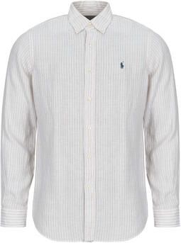 Polo Ralph Lauren Overhemd Lange Mouw CHEMISE RAYEE COUPE DROITE EN LIN - Foto 3