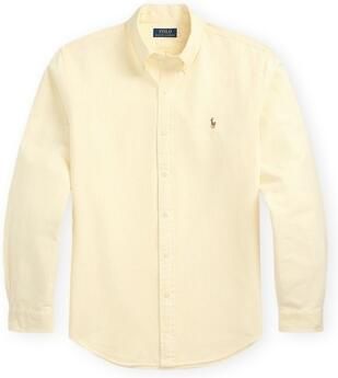 Polo Ralph Lauren Overhemd Lange Mouw Oxford Custom Fit Shirt Yellow White