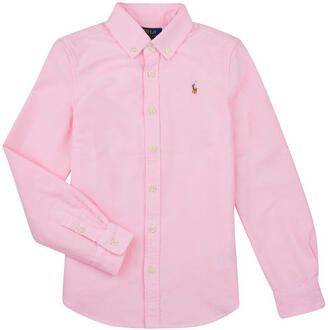 Polo Ralph Lauren Teens Regular fit overhemdblouse van puur katoen model 'TRINETTEOX-SHIRTS-BUTTON' - Foto 3