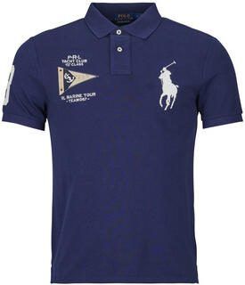 Polo Ralph Lauren regular fit poloshirt van puur katoen met stitchings