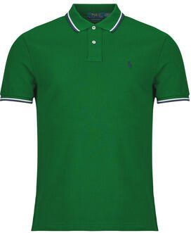 Polo Ralph Lauren Polo Shirt Korte Mouw POLO COUPE DROITE EN COTON BASIC MESH COL RAYE - Foto 3