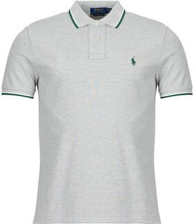 Polo Ralph Lauren Polo Shirt Korte Mouw POLO COUPE DROITE EN COTON BASIC MESH COL RAYE - Foto 3