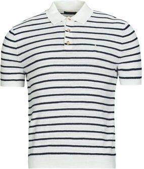 Polo Ralph Lauren Polo Shirt Korte Mouw GEBREID KATOEN-LINNEN POLOSHIRT