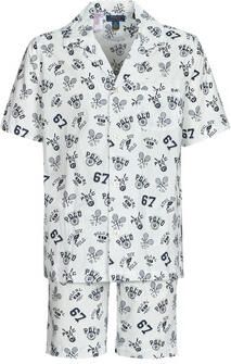 Polo Ralph Lauren Pyjama's nachthemden S S PJ SET SLEEP SET