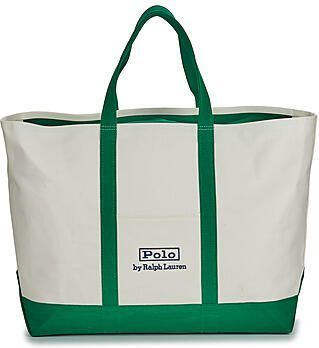Ralph Lauren Geborduurde Logo Tote Tas Green Unisex