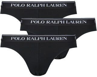Ralph Lauren Zwarte Heren Slip 3-Pack met Stretch Model Black Heren - Foto 14
