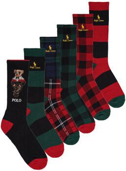 Polo Ralph Lauren Sokken HOL BEAR CR-CREW SOCK-6 PACK