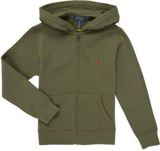 Polo Ralph Lauren Teens Regular fit sweatjack met logostitching model 'Tops'