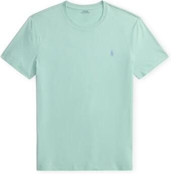 Polo Ralph Lauren T-shirt Korte Mouw Custom Slim Fit T-Shirt Pale Green - Foto 3