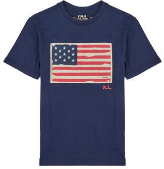 Polo Ralph Lauren Teens T-shirt met labelstitching