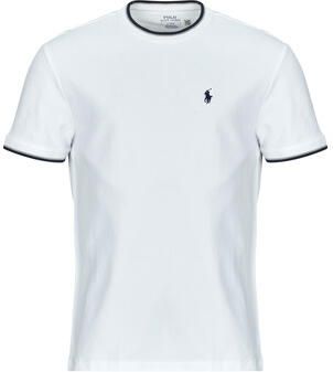 Polo Ralph Lauren regular fit T-shirt van katoenmix met contrasterende strepen - Foto 3