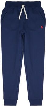 Polo Ralph Lauren joggingbroek met logo donkerblauw Katoen Logo 164 176