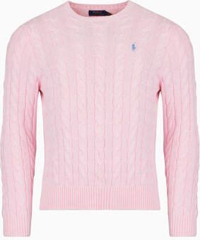Polo Ralph Lauren Trui PULL COL ROND EN MAILLE TORSADEE