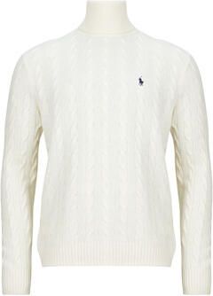 Polo Ralph Lauren Trui PULL COL ROULE EN MAILLE TORSADEE LAINE CACHEMIRE - Foto 4