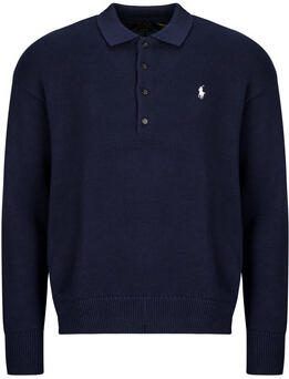 Polo Ralph Lauren Trui PULL FLAG COL POLO EN COTON LIN